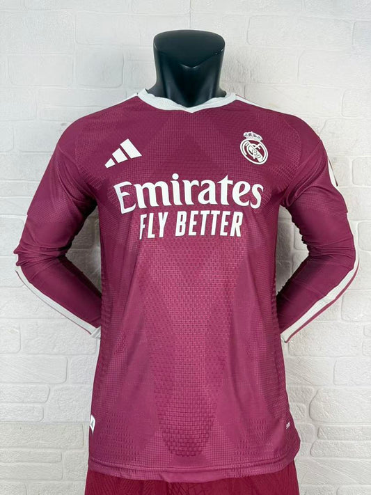 Real Madrid 26/27 Third Long Sleeve Player Version Football Shirt