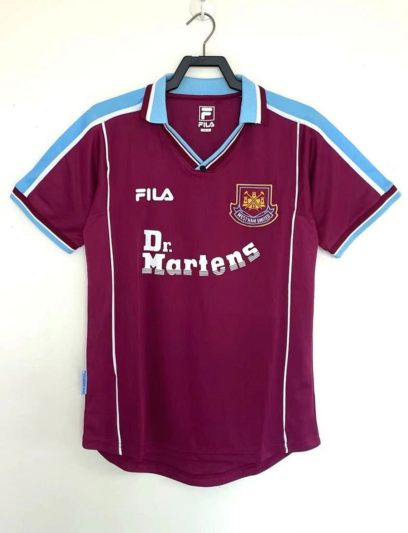 West Ham United 99/01 Home Football Shirt