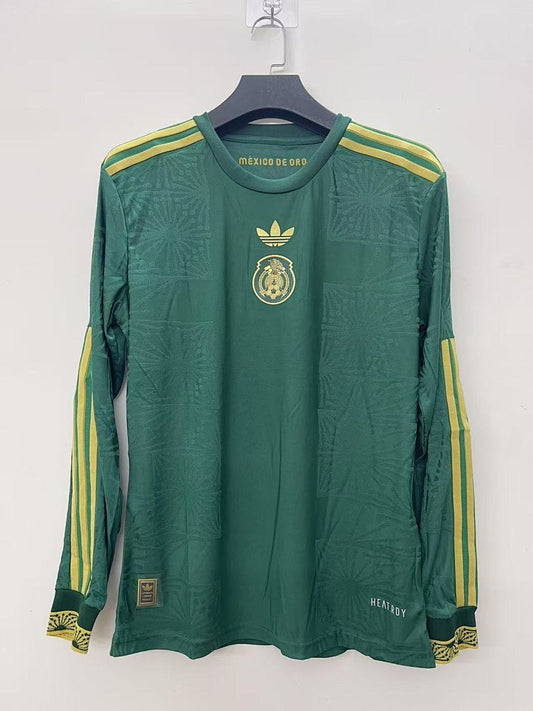 Mexico 25/26 Green Long Sleeve Player Version Football Shirt