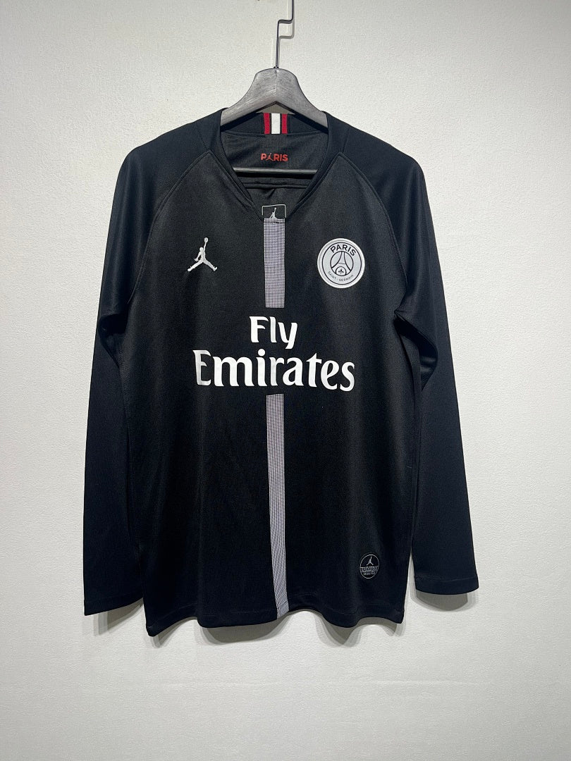 Paris Saint-Germain 18/19 Black Long Sleeve Football Shirt
