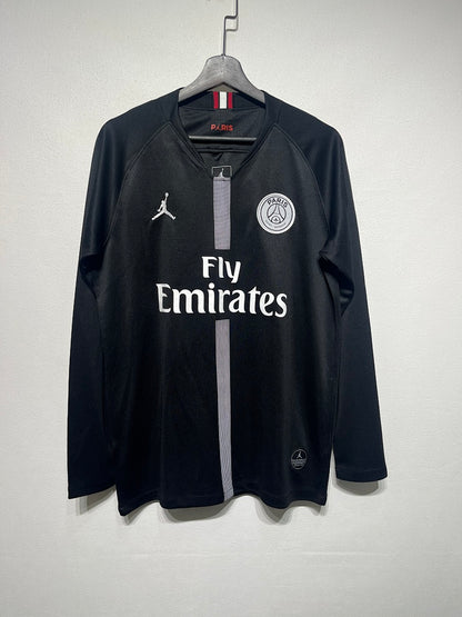Paris Saint-Germain 18/19 Black Long Sleeve Football Shirt