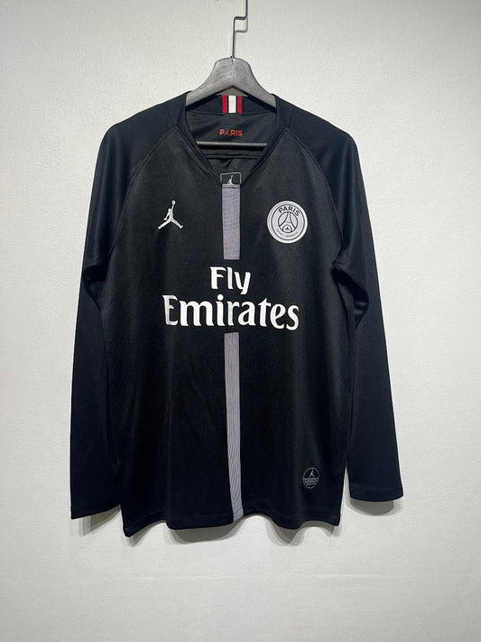Paris Saint-Germain 18/19 Black Long Sleeve Football Shirt