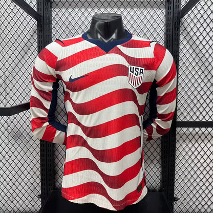 USA 2026 Home Long Sleeve Football Shirt