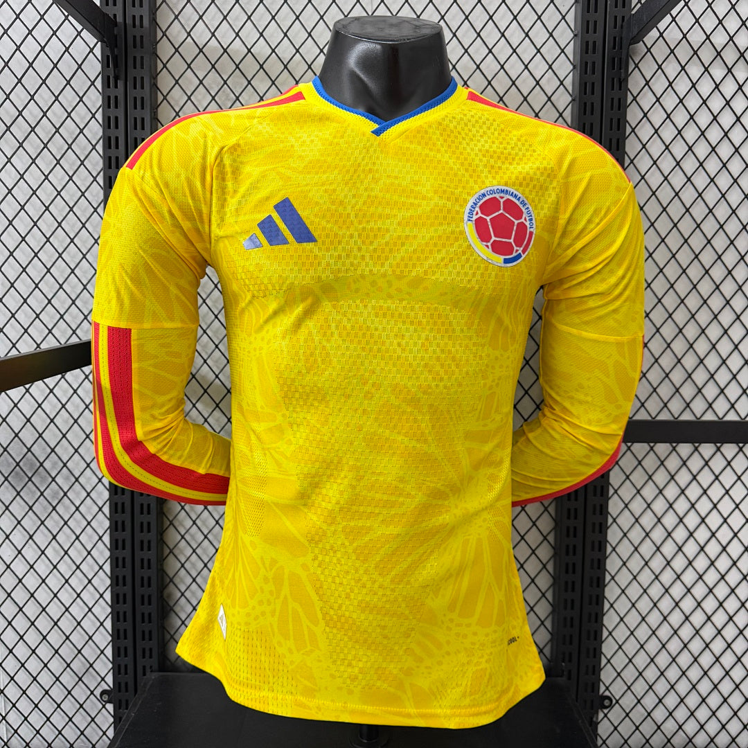 Colombia 2026 Home Long Sleeve Football Shirt