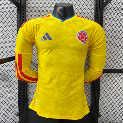 Colombia 2026 Home Long Sleeve Football Shirt