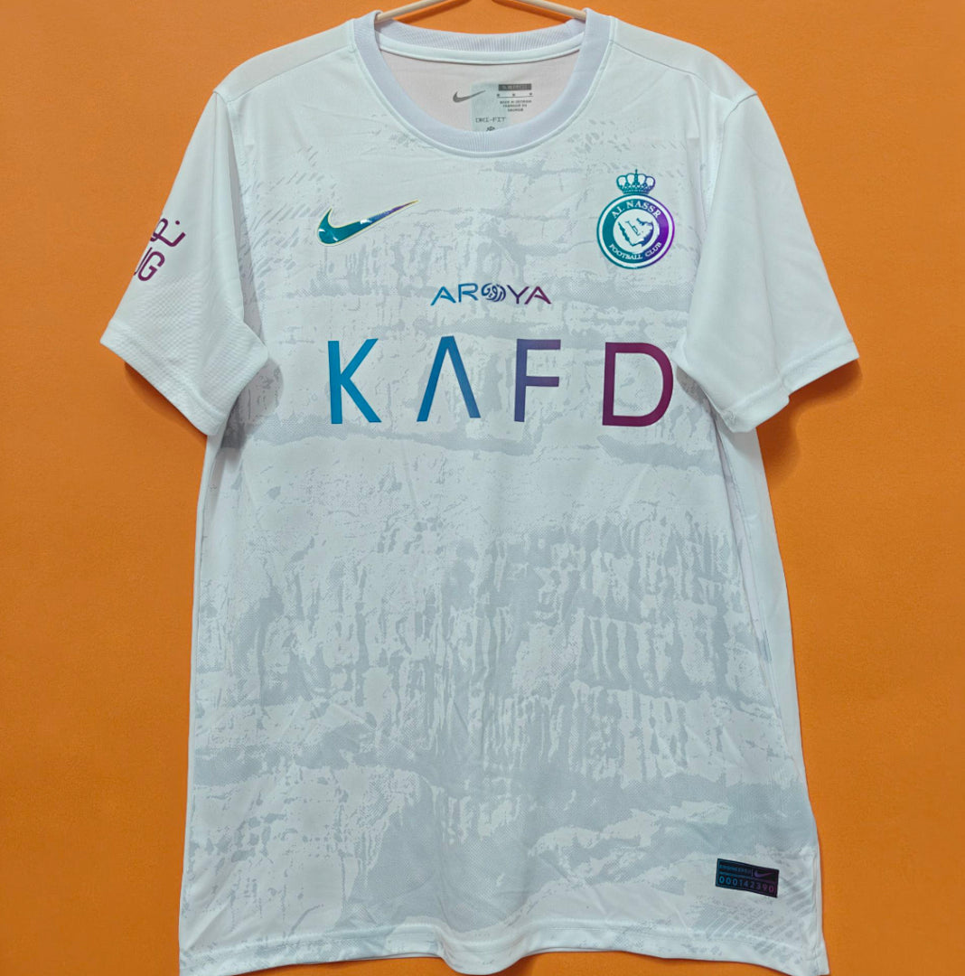 Al Nassr 23/24 Third White Football Shirt