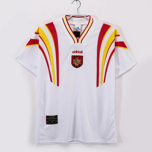 Retro Spain 1996 Third White Football Shirt