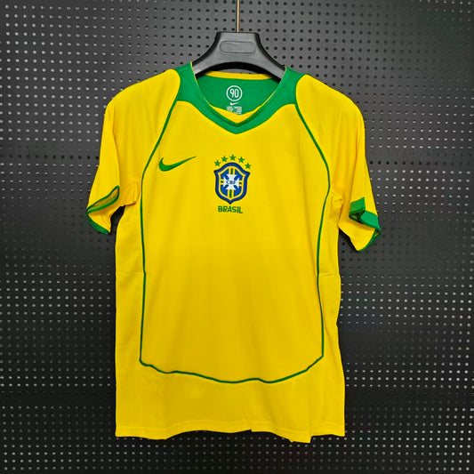 Brazil 2004 Home Football Shirt
