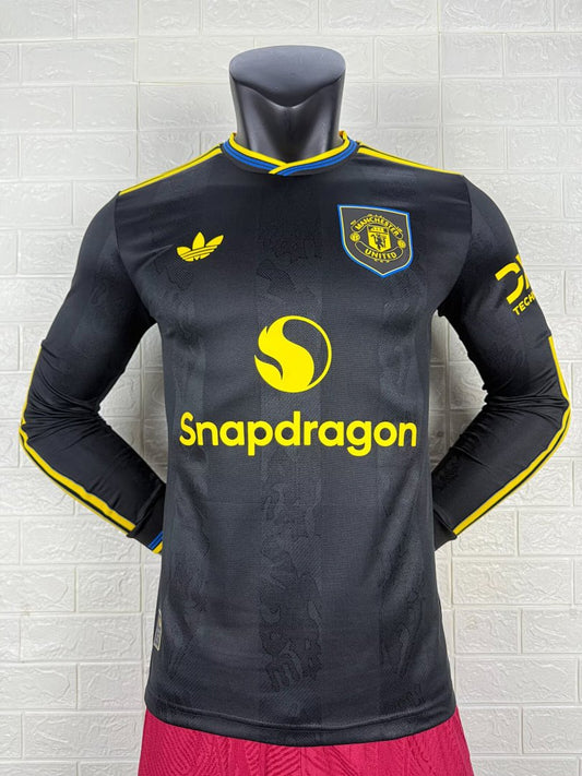 Manchester United 25/26 Third Long Sleeve Football Shirt