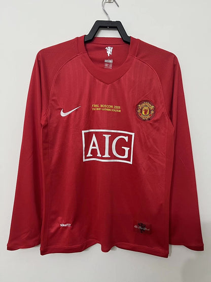 Manchester United 07/08 Home Long Sleeve Football Shirt