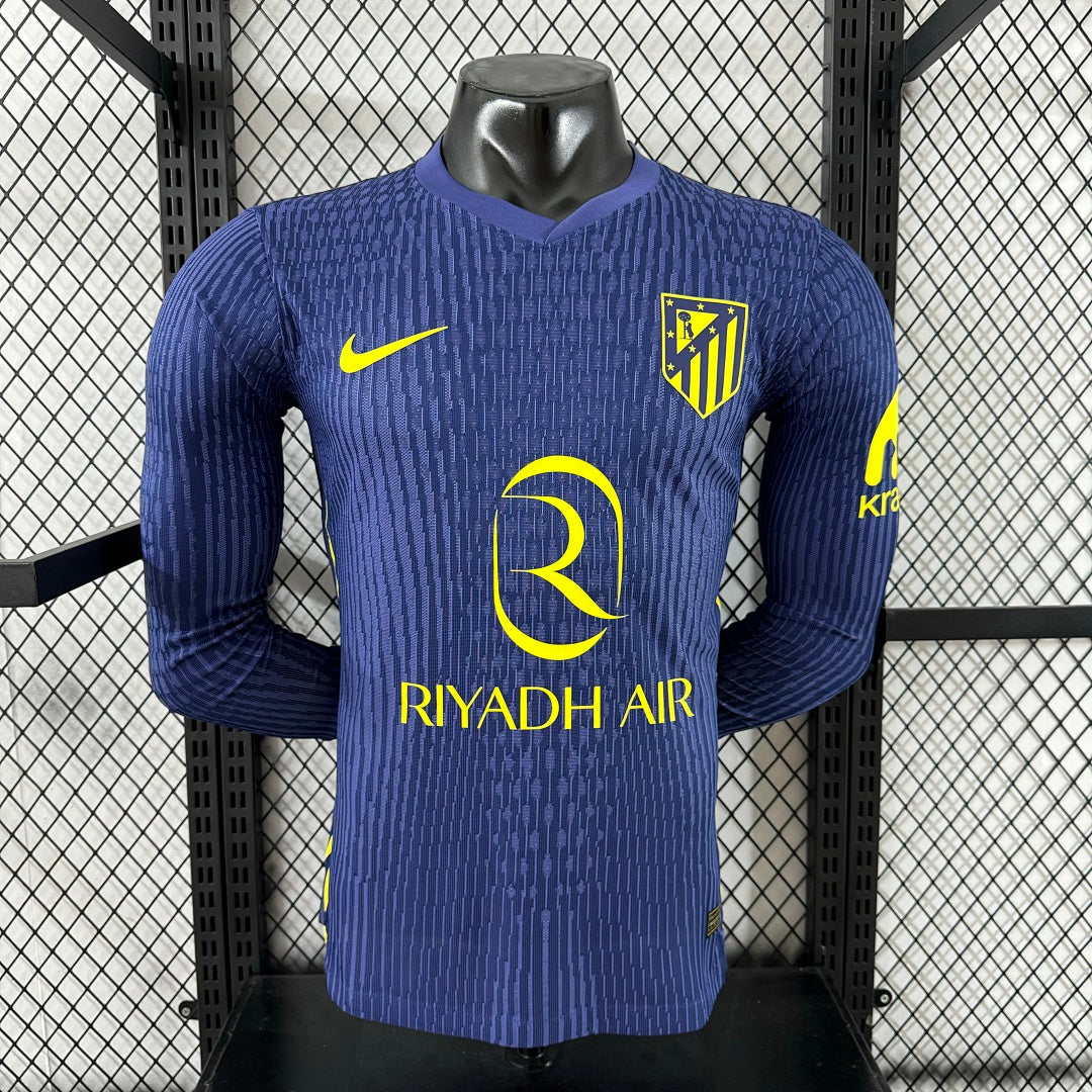 Atlético Madrid 25/26 Away Long Sleeve Football Shirt