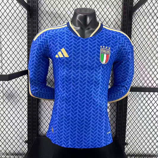 Italy 2026 Home Long Sleeve Football Shirt