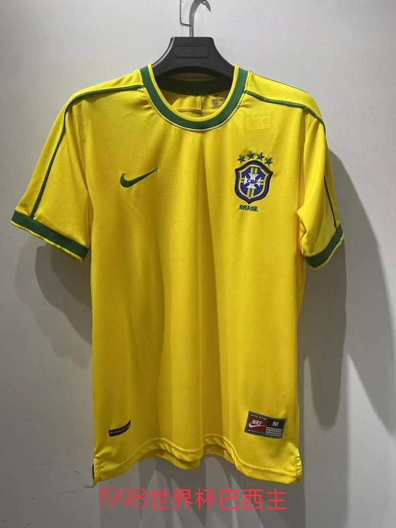 Brazil 1998 Home Football Shirt