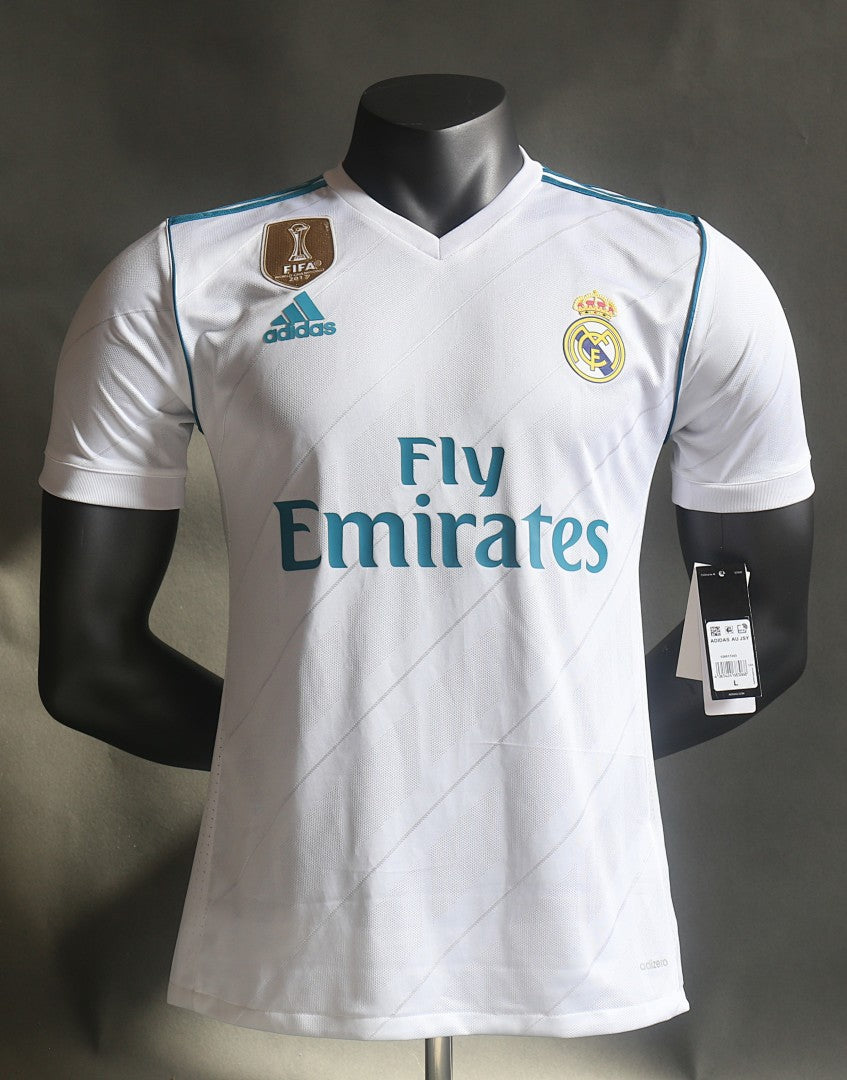 Real Madrid 17/18 Home Player Version Football Shirt