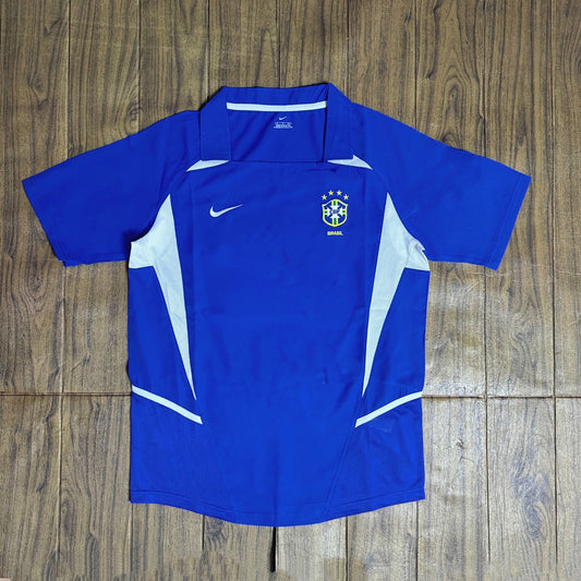 Brazil 2002 Away Football Shirt