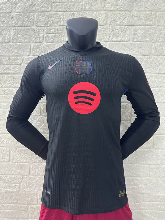 Barcelona 24/25 Away Long Sleeve Football Shirt