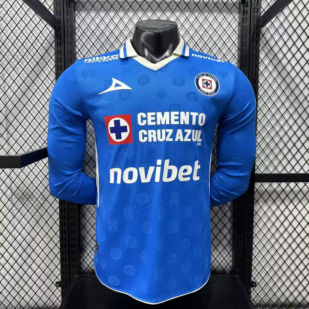 Cruz Azul 26/27 Home Long Sleeve Football Shirt