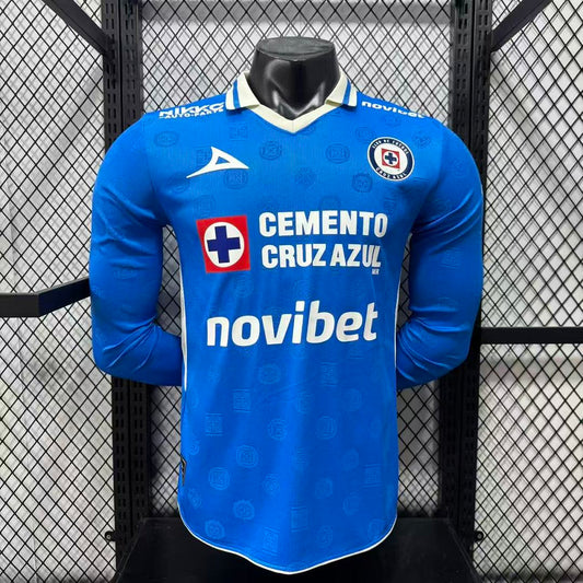 Cruz Azul 26/27 Home Long Sleeve Football Shirt