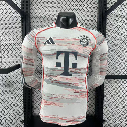 Bayern Munich 25/26 Away Long Sleeve Football Shirt