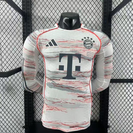 Bayern Munich 25/26 Away Long Sleeve Football Shirt