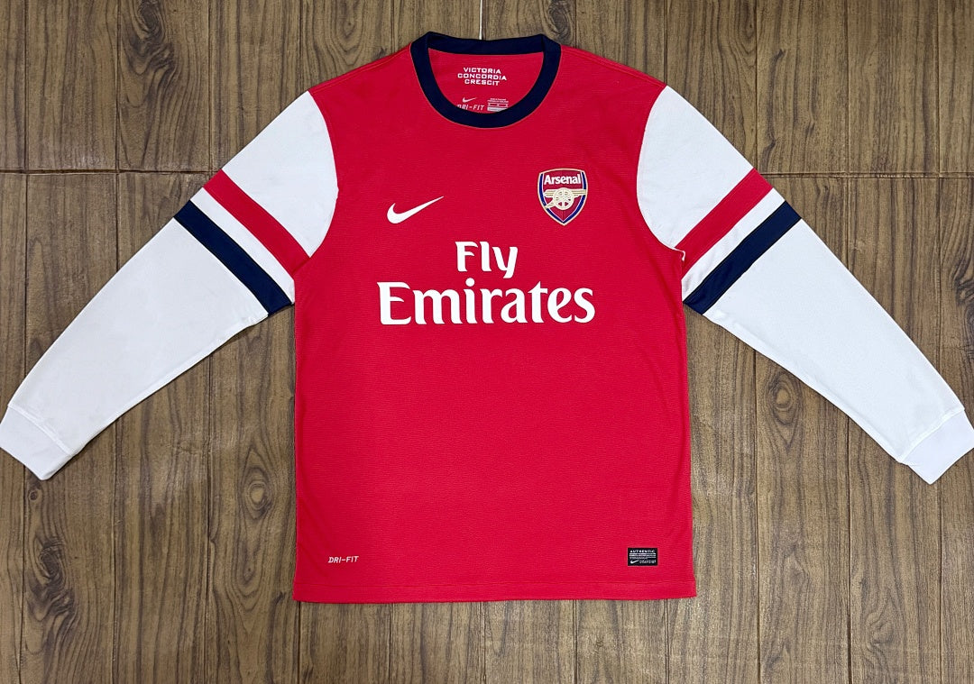 Arsenal 12/13 Home Long Sleeve Football Shirt
