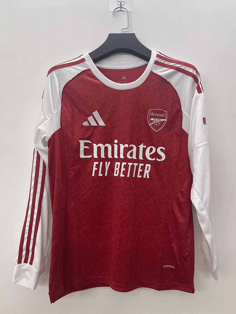 Arsenal 25/26 Home Long Sleeve Football Shirt