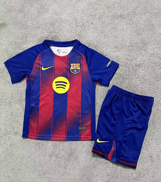 Kids Barcelona 25/26 Home Football Shirt