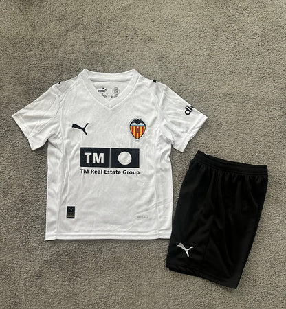Kids Valencia 25/26 White Football Shirt