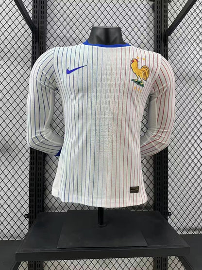 France 2024 Away Long Sleeve Football Shirt