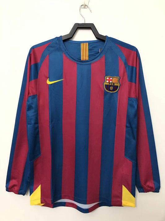 Barcelona 05/06 Home Long Sleeve Football Shirt