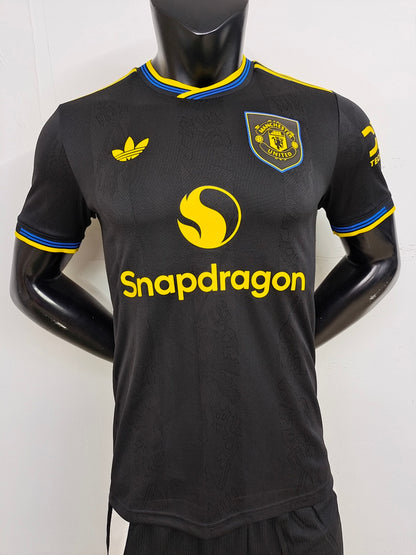 Manchester United 25/26 Third Black Player Version Football Shirt