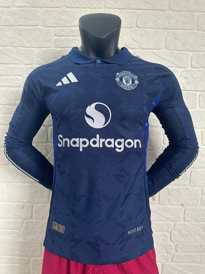 Manchester United 24/25 Away Long Sleeve Football Shirt
