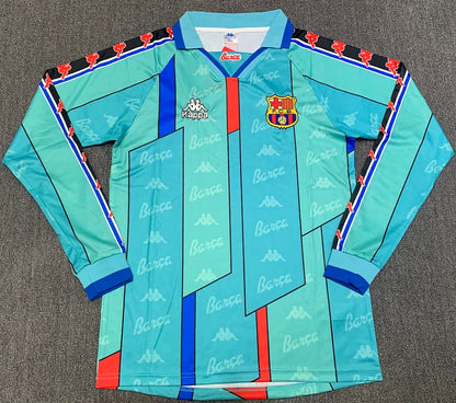 Barcelona 96/97 Away Long Sleeve Football Shirt