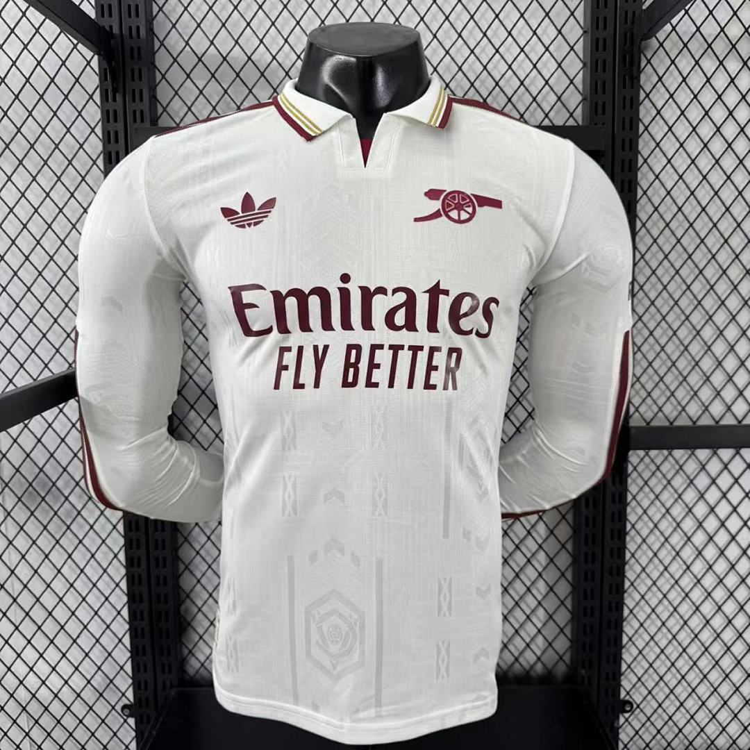 Arsenal 25/26 Away Long Sleeve Football Shirt