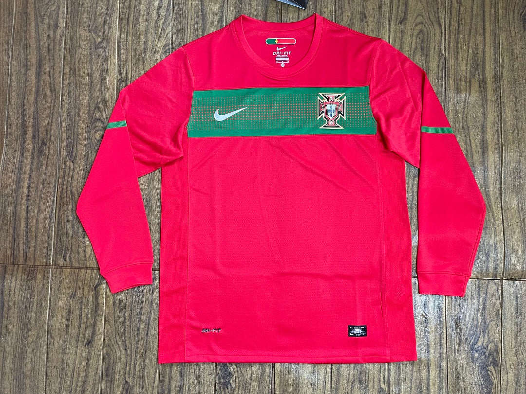 Portugal 2010 Home Long Sleeve Football Shirt