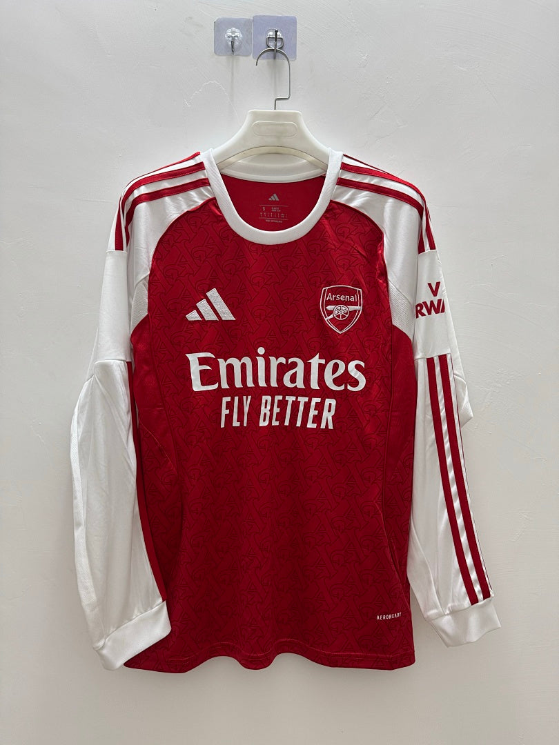 Arsenal 25/26 Home Long Sleeve Football Shirt