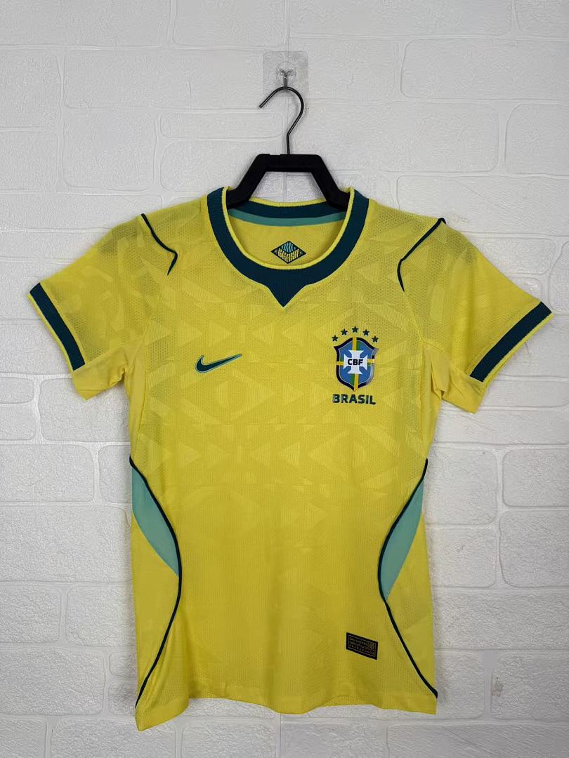 Women's Brazil 26/27 Home Player Version Football Shirt