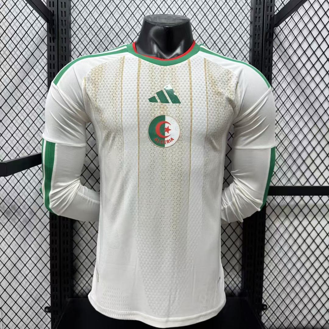 Algeria 2026 Home Long Sleeve Football Shirt