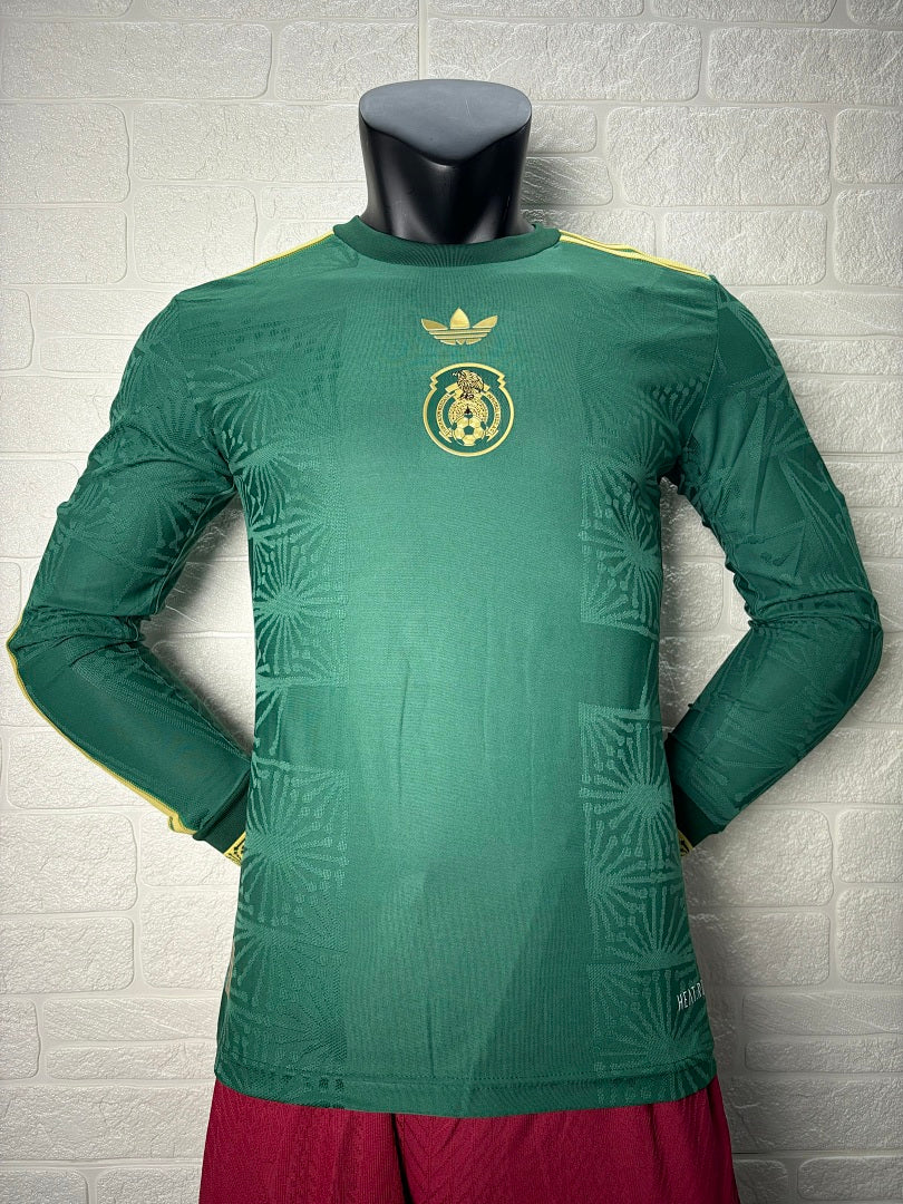 Mexico 25/26 Green Long Sleeve Football Shirt