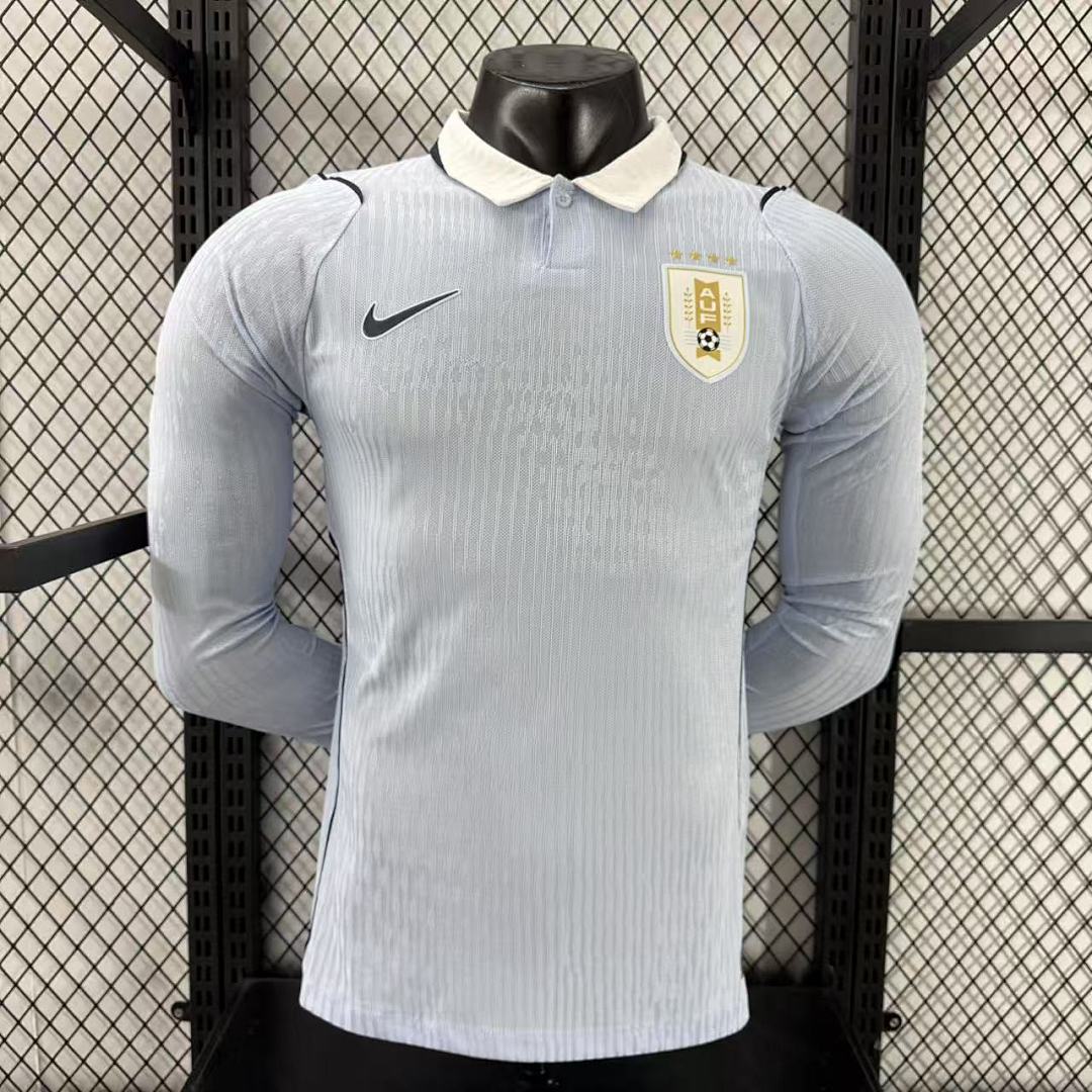 Uruguay 2026 Home Long Sleeve Football Shirt