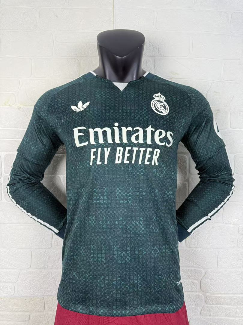 Real Madrid 26/27 Away Long Sleeve Player Version Football Shirt