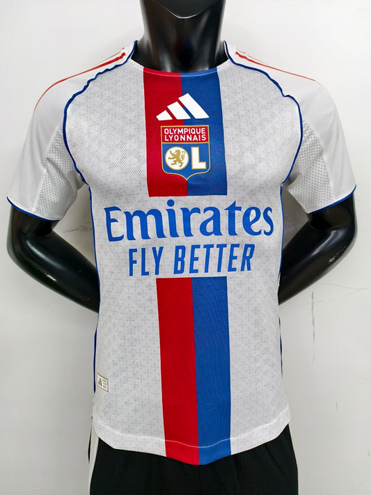 Lyon 25/26 Home Player Version Football Shirt