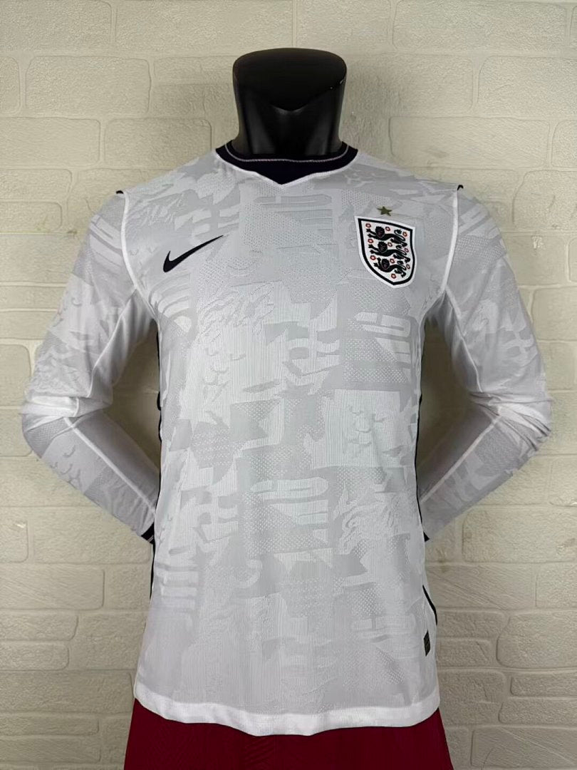 England 26/27 Home Long Sleeve Player Version Football Shirt