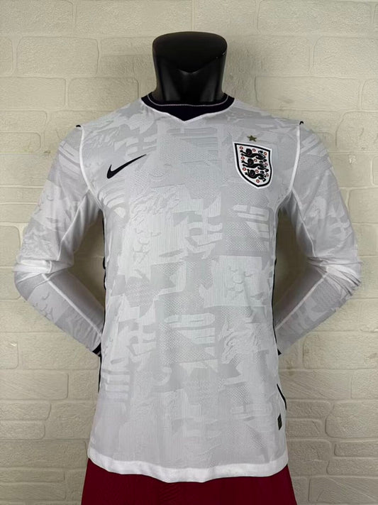 England 26/27 Home Long Sleeve Player Version Football Shirt