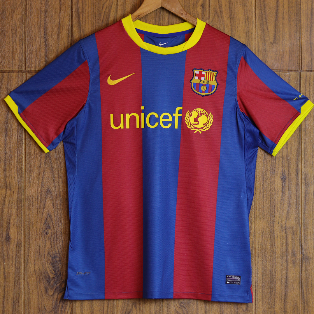 Barcelona 10/11 Home Football Shirt