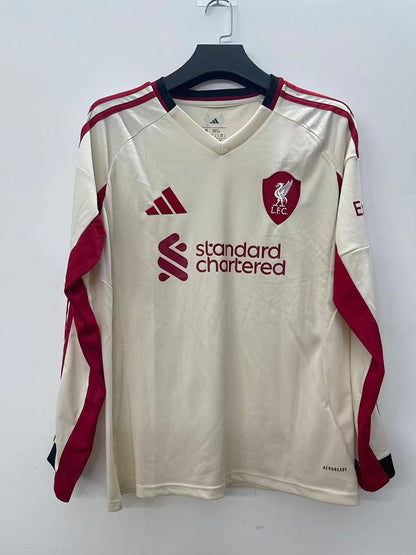 Liverpool 25/26 Away Long Sleeve Football Shirt