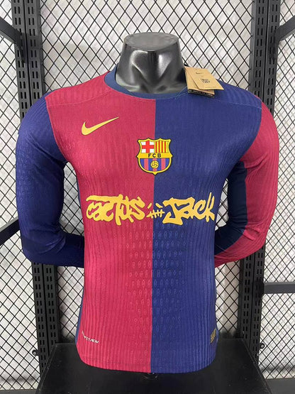 Barcelona 24/25 Home Special Edition Long Sleeve Football Shirt