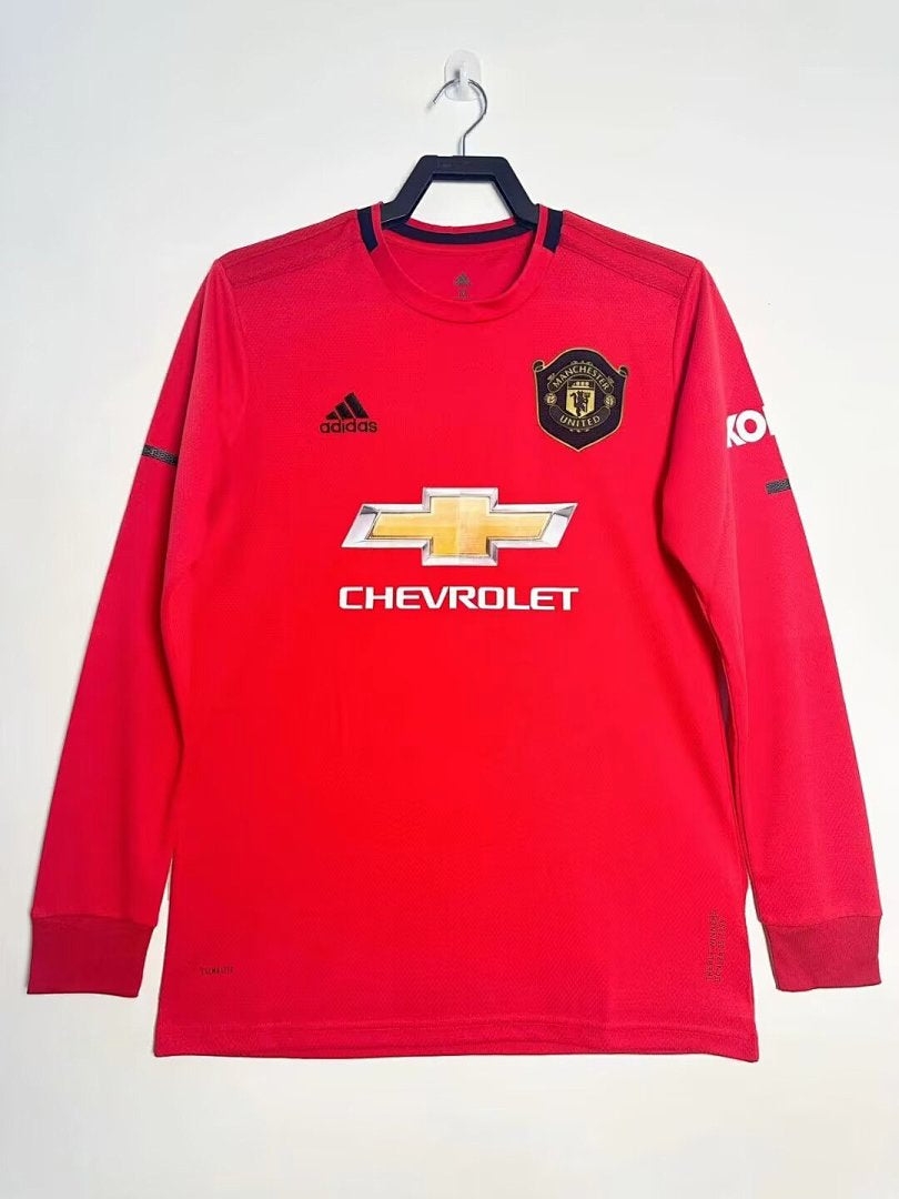 Manchester United 19/20 Home Long Sleeve Football Shirt