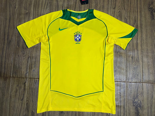 Brazil 2004 Home Football Shirt