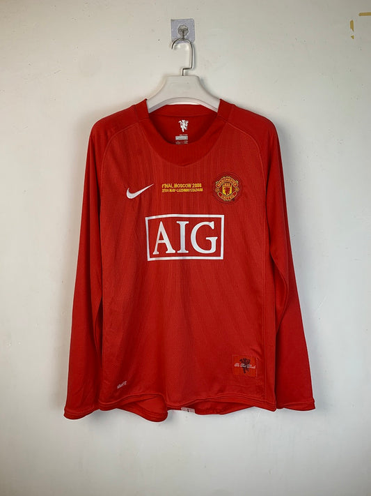 Manchester United 07/08 Home Long Sleeve Football Shirt